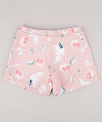 Short-Saia-Infantil-Estampado-Floral-com-Transpasse-Rose-9748614-Rose_2