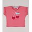 Blusa-Infantil-com-Estampa-de-Cereja-e-Paete-Manga-Curta-Rosa-Escuro-9762720-Rosa_Escuro_1