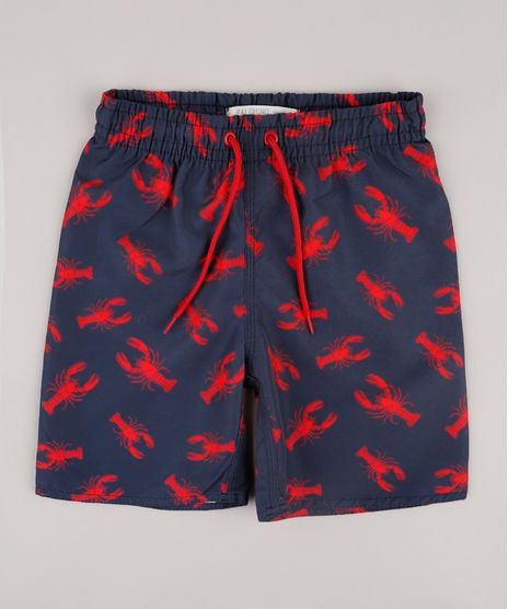 Bermuda-Surf-Infantil-Estampada-de-Lagosta-Chumbo-9728396-Chumbo_1