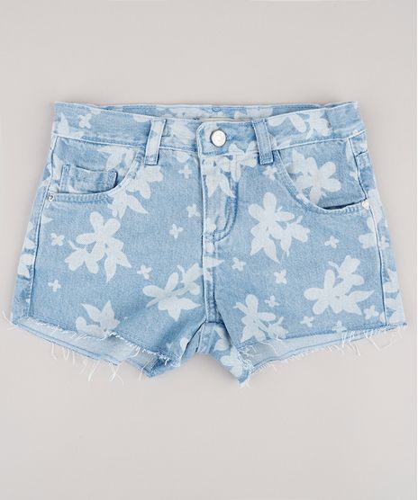 Short-Jeans-Infantil-Estampado-Floral-Azul-Claro-9746448-Azul_Claro_1
