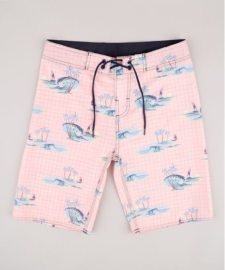 Bermuda-Surf-Infantil-Estampada-Tropical-Rose-9765354-Rose_1