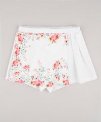 Short-Saia-Infantil-com-Estampa-Floral-e-Transpasse-Branco-9787531-Branco_1