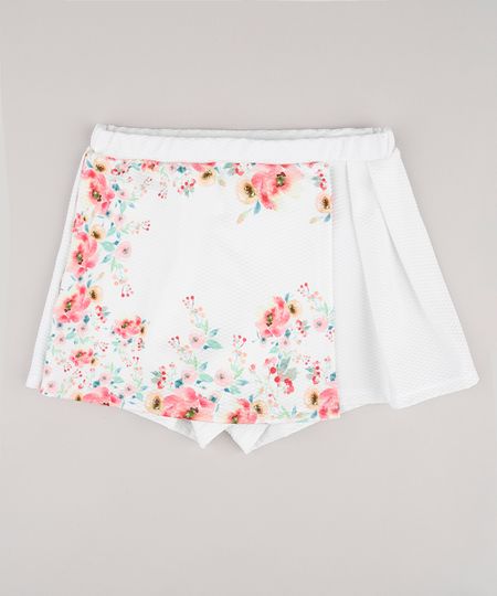 Short-Saia-Infantil-com-Estampa-Floral-e-Transpasse-Branco-9787531-Branco_1 Short-Saia-Infantil-com-Estampa-Floral-e-Transpasse-Branco-9787531-Branco_1