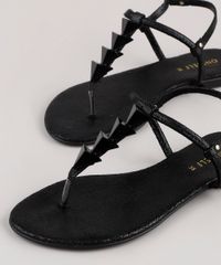 Rasteira-Feminina-Oneself-com-Aviamentos-Geometricos--Preta-9802904-Preto_2