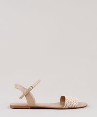 Rasteira-Feminina-Oneself-em-Tiras-Palha-Bege-9800932-Bege_1