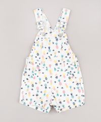 Jardineira-de-Sarja-Infantil-Estampada-de-Abacaxis-com-Babado-Off-White-9827033-Off_White_1