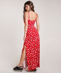 Vestido-Feminino-Longo-Estampado-Floral-com-Transpasse-Alca-Fina-Vermelho-9777581-Vermelho_2