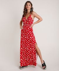 Vestido-Feminino-Longo-Estampado-Floral-com-Transpasse-Alca-Fina-Vermelho-9777581-Vermelho_3