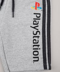 Bermuda-Infantil-PlayStation-em-Moletom-com-Faixas-Laterais-Cinza-Mescla-9734670-Cinza_Mescla_3 Bermuda-Infantil-PlayStation-em-Moletom-com-Faixas-Laterais-Cinza-Mescla-9734670-Cinza_Mescla_3