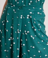 Short-Feminino-Estampado-Floral-com-Pregas-e-Botao-Verde-9774905-Verde_4