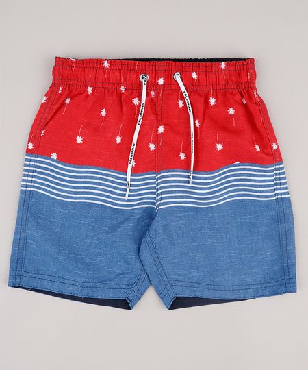 Bermuda-Surf-Infantil-com-Listras-e-Coqueiros-Azul-9765554-Azul_1