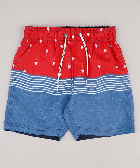 Bermuda-Surf-Infantil-com-Listras-e-Coqueiros-Azul-9765554-Azul_1
