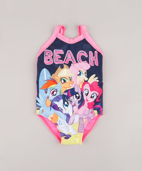 Maiô Infantil My Little Pony com Proteção UV 50+ Rosa 8