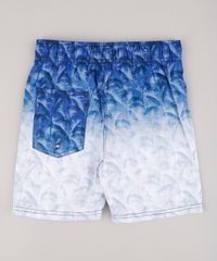 Bermuda-Surf-Infantil-Estampada-de-Coqueiros-com-Degrade-Azul-9667437-Azul_2