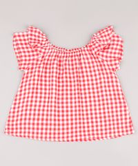 Blusa-Infantil-Estampada-Xadrez-Vichy-com-Babado-Manga-Curta-Vermelha-9682741-Vermelho_1