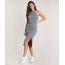 Vestido-Feminino-Midi-Halter-Neck-Listrado-com-Fenda-Cinza-Mescla-Escuro-9806243-Cinza_Mescla_Escuro_1