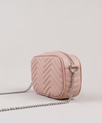 Bolsa-Feminina-Transversal-Pequena-em-Matelasse-Alca-com-Corrente-Rose-9632388-Rose_4