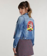 Jaqueta-Jeans-Looney-Tunes-Azul-Medio-8565064-Azul_Medio_2