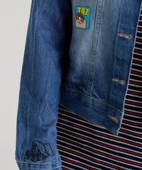 Jaqueta-Jeans-Looney-Tunes-Azul-Medio-8565064-Azul_Medio_4