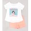 Conjunto-Infantil-Moana-de-Blusa-Manga-Curta---Short-em-Moletom-Coral-9804488-Coral_1