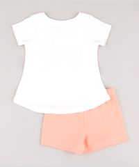 Conjunto-Infantil-Moana-de-Blusa-Manga-Curta---Short-em-Moletom-Coral-9804488-Coral_2