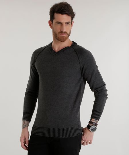 Sueter-em-Trico-Chumbo-8468091-Chumbo_1 Sueter-em-Trico-Chumbo-8468091-Chumbo_1