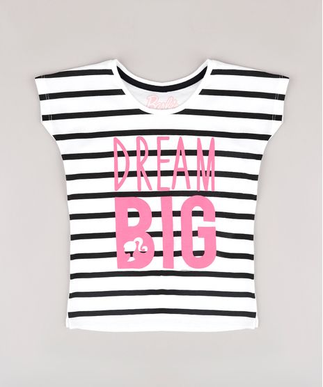 Blusa-Infantil-Barbie--Dream-Big--Listrada-Manga-Curta--Off-White-9757215-Off_White_1