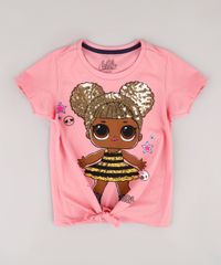 Blusa-Infantil-LOL-Surprise-com-Paete-e-Amarracao-Manga-Curta--Rosa-9805845-Rosa_1