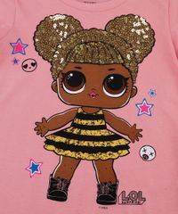 Blusa-Infantil-LOL-Surprise-com-Paete-e-Amarracao-Manga-Curta--Rosa-9805845-Rosa_3
