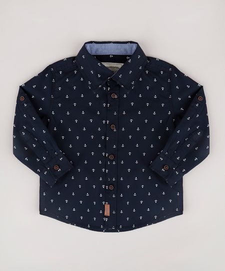 Camisa-Infantil-Estampada-de-Ancora-Manga-Longa-Azul-Marinho-9670880-Azul_Marinho_1