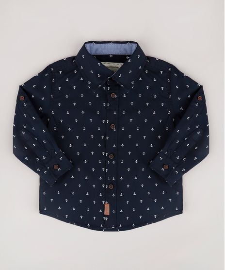 Camisa-Infantil-Estampada-de-Ancora-Manga-Longa-Azul-Marinho-9670880-Azul_Marinho_1