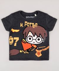 Camiseta-Infantil-Harry-Potter-Manga-Curta--Cinza-Mescla-Escuro-9730459-Cinza_Mescla_Escuro_1