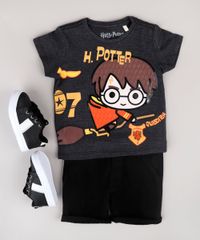 Camiseta-Infantil-Harry-Potter-Manga-Curta--Cinza-Mescla-Escuro-9730459-Cinza_Mescla_Escuro_3