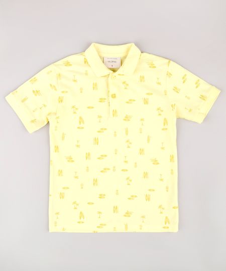Polo-Infantil-em-Piquet-Estampada-Tropical-Manga-Curta-Amarelo-Claro-9721214-Amarelo_Claro_1 Polo-Infantil-em-Piquet-Estampada-Tropical-Manga-Curta-Amarelo-Claro-9721214-Amarelo_Claro_1