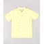 Polo-Infantil-em-Piquet-Estampada-Tropical-Manga-Curta-Amarelo-Claro-9721214-Amarelo_Claro_1