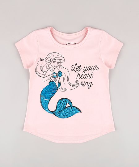 Blusa-Infantil-Ariel-A-Pequena-Sereia-com-Paete-Manga-Curta--Rosa-Claro-9758260-Rosa_Claro_1