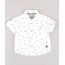 Camisa-Infantil-Estampada-de-Bichos-com-Bolso-Manga-Curta-Off-White-9670876-Off_White_1