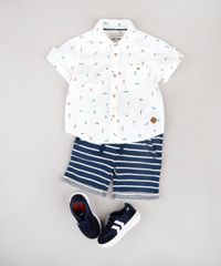 Camisa-Infantil-Estampada-de-Bichos-com-Bolso-Manga-Curta-Off-White-9670876-Off_White_3