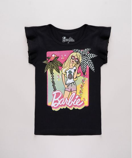 Blusa-Infantil-Barbie-Tropical-com-Glitter-Babado-na-Manga-Preta-9762713-Preto_1