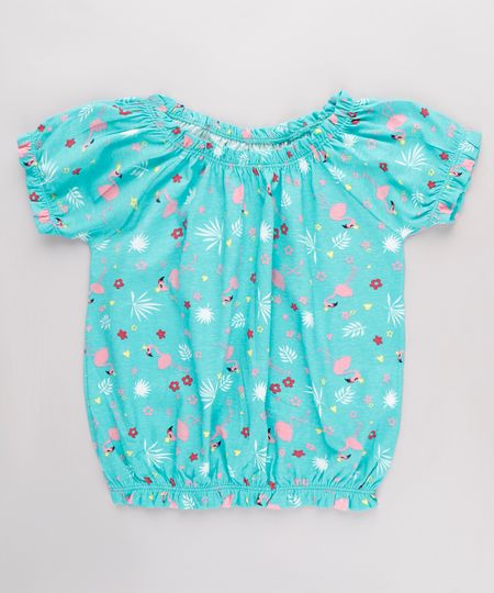 Blusa-Infantil-Ombro-a-Ombro-Estampada-Flamingos-Manga-Curta-Verde-Agua-9826424-Verde_Agua_1