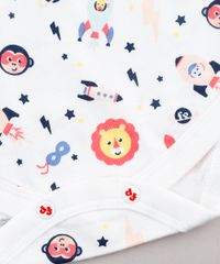 Body-Polo-Infantil-Fisher-Price-Estampado-de-Bichinhos-Espaciais-com-Bolso-Manga-Curta-Branco-9682824-Branco_6