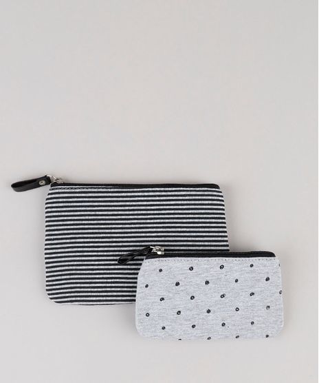 Kit-de-2-Necessaires-Femininas-Estampadas-Cinza-Mescla-9797251-Cinza_Mescla_1