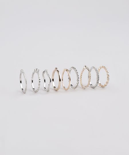 Kit-de-9-Aneis-Femininos-Multicor-9650247-Multicor_1 Kit-de-9-Aneis-Femininos-Multicor-9650247-Multicor_1