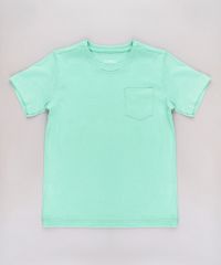 Camiseta-Infantil-Basica-com-Bolso-Manga-Curta-Verde-Claro-9567186-Verde_Claro_1
