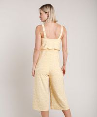Macacao-Feminino-Estampado-Pantacourt-Decote-Reto-Alca-Media-Amarela-9760014-Amarelo_2