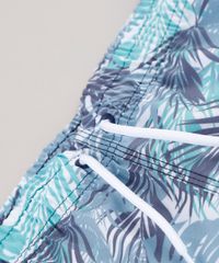 Bermuda-Surf-Infantil-Estampada-de-Folhagem-com-Bolso-Branca-9765350-Branco_3