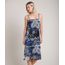 Vestido-Feminino-em-Tule-Estampado-de-Folhagens-Alca-Fina-com-Cinto--Azul-9706146-Azul_1
