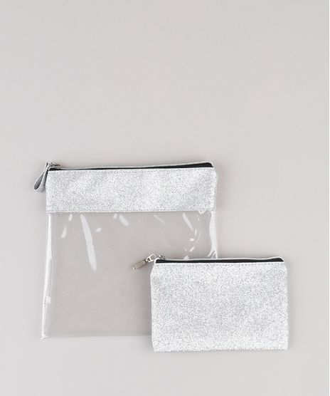 Kit-de-2-Necessaires-Femininas-com-Glitter-e-Transparencia-Prateado-9797249-Prateado_1