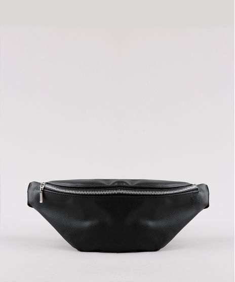 Pochete-Unissex-com-Ziper-Preta-9592362-Preto_1