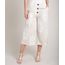Calca-Feminina-Pantacourt-Estampada-Folhagem-com-Linho-e-Botoes-Kaki-9679908-Kaki_1
